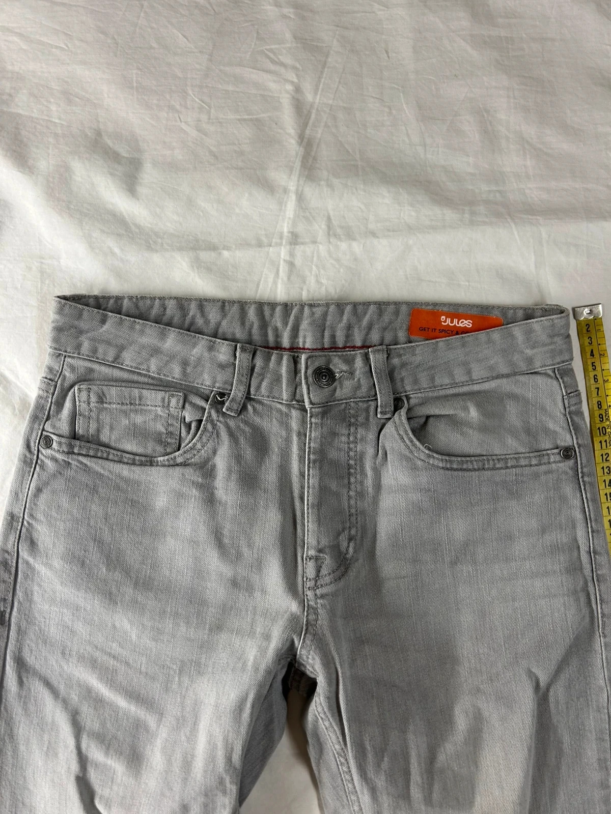 Jean slim gris Jules taille W26 L34 – photo 3